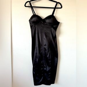 Black Bodycon Mini Dress Fashion Nova Size M